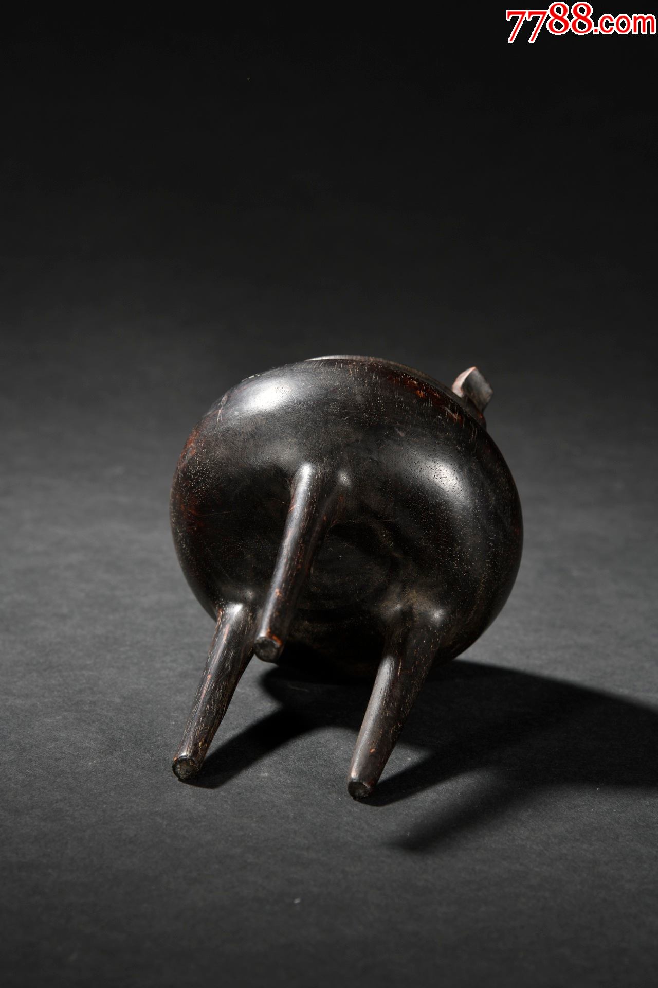 旧藏小叶紫檀文房琴炉