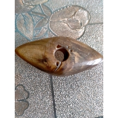 射天角老东西老物件老牛角老挂件老荷包扣