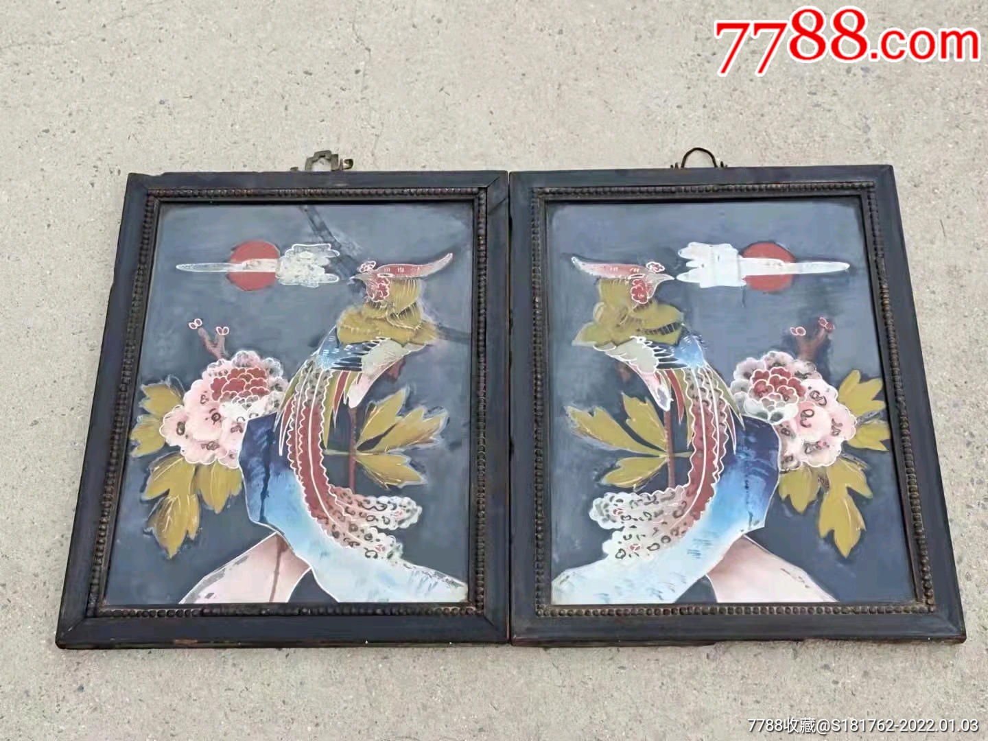清代,凤凰玻璃画_价格2380元_第1张_7788收藏__收藏热线