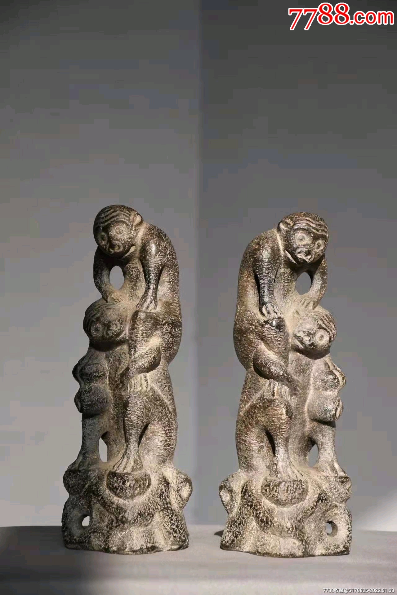 石猴传统民俗便常以猴作为吉祥显贵驱邪纳福的象征马上封侯辈辈封侯