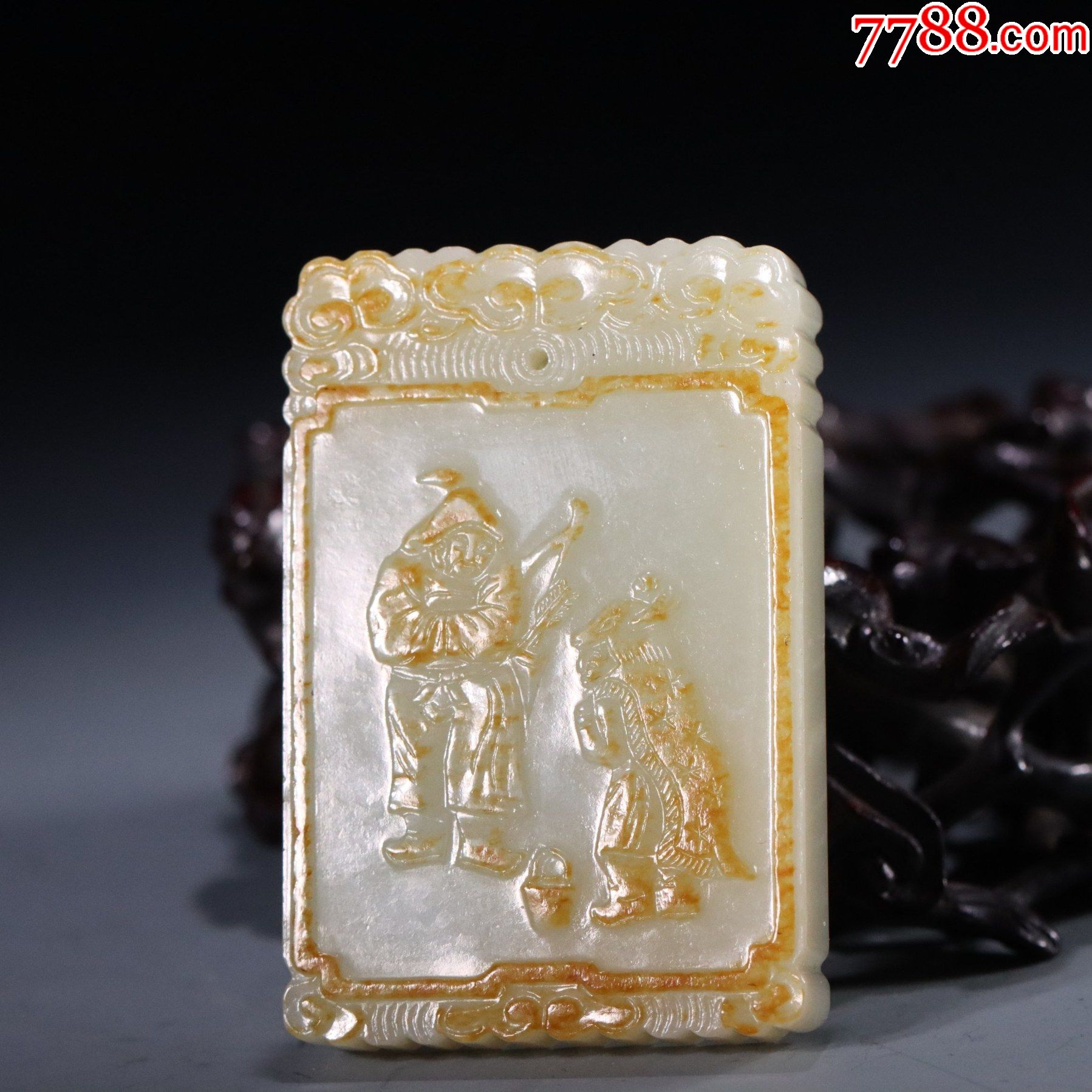 和田玉鹿乳奉亲子冈牌a91s40f_价格9800元_第1张_7788收藏__收藏热线