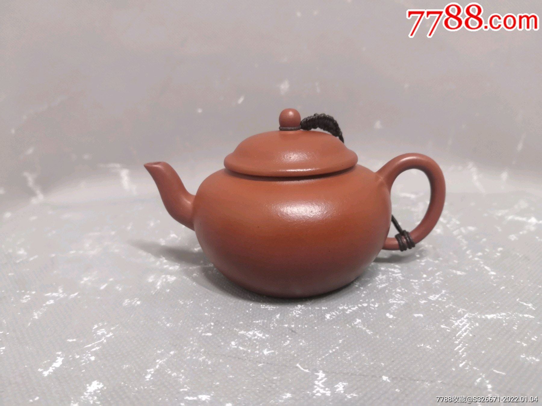 回流紫砂朱泥茶壶宜兴名家世德堂全手工朱泥小容量圆珠壶独孔-价格