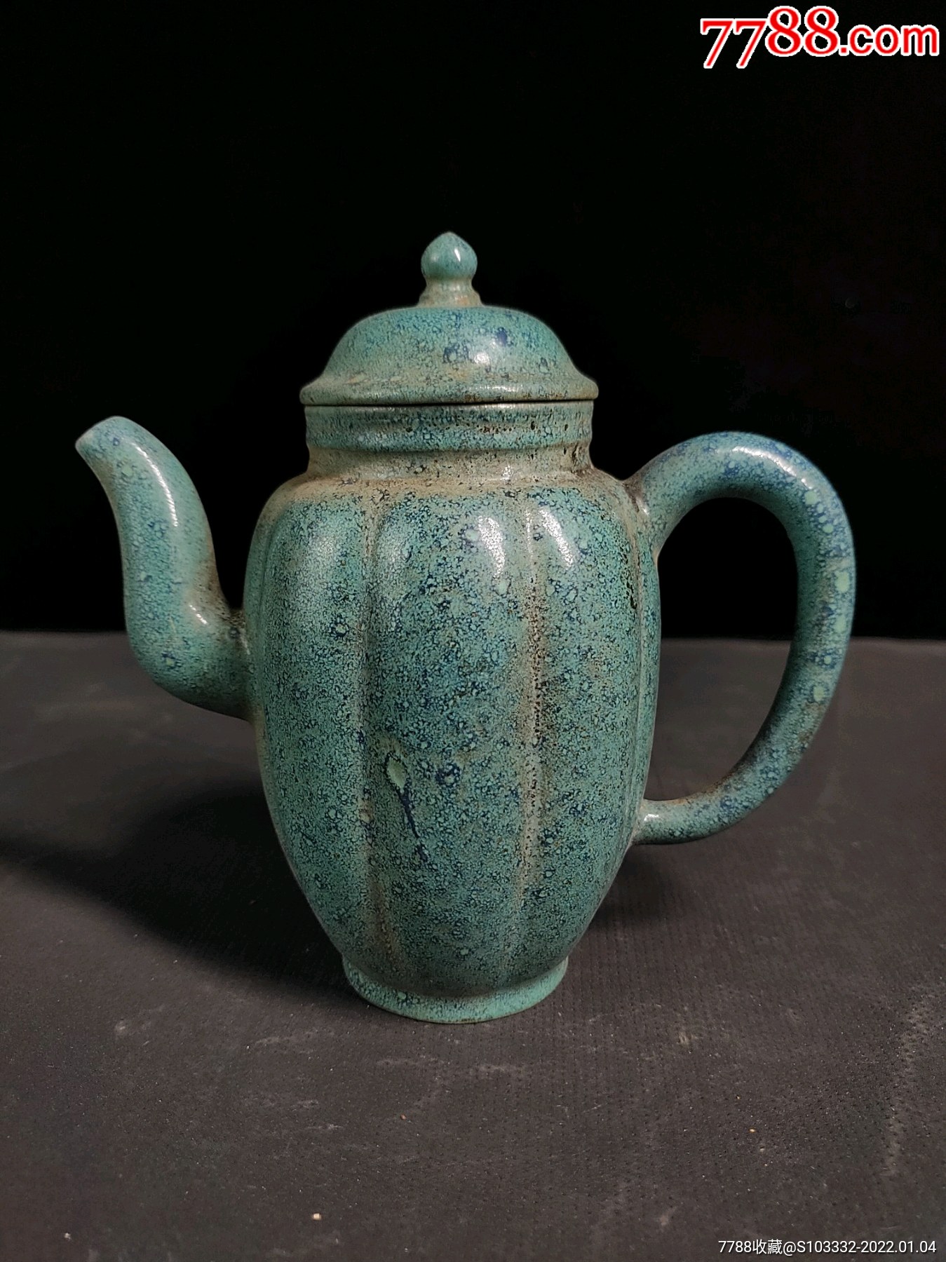 邵玉麟制炉钧釉老紫砂壶一把珍藏的佳品