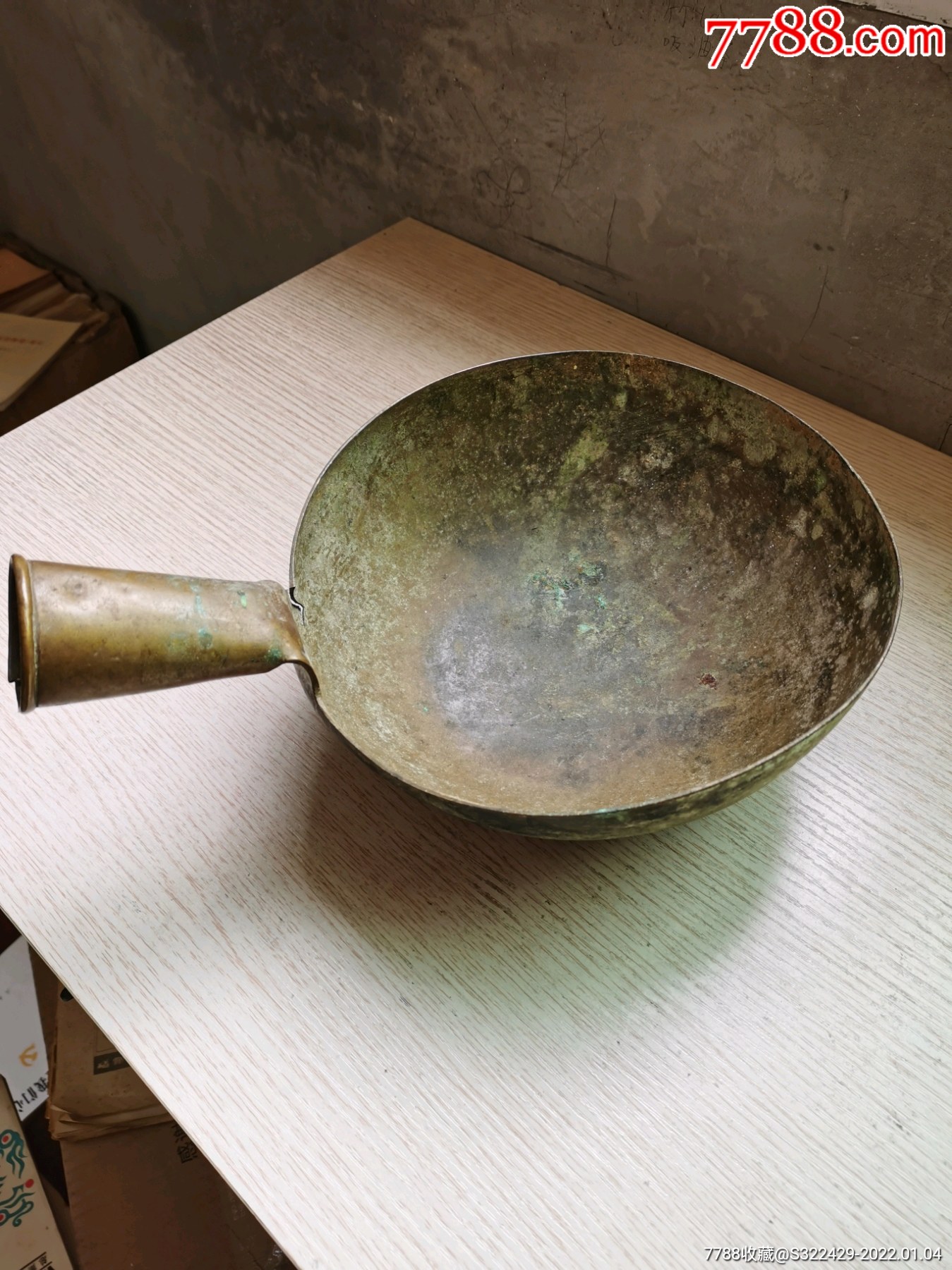 民国手工打造的大铜勺