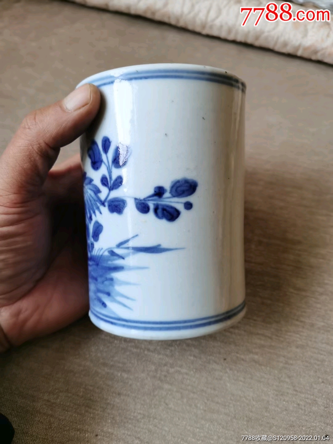 清中期青花笔筒_价格350元_第1张_7788商城__七七八八商品交易平台