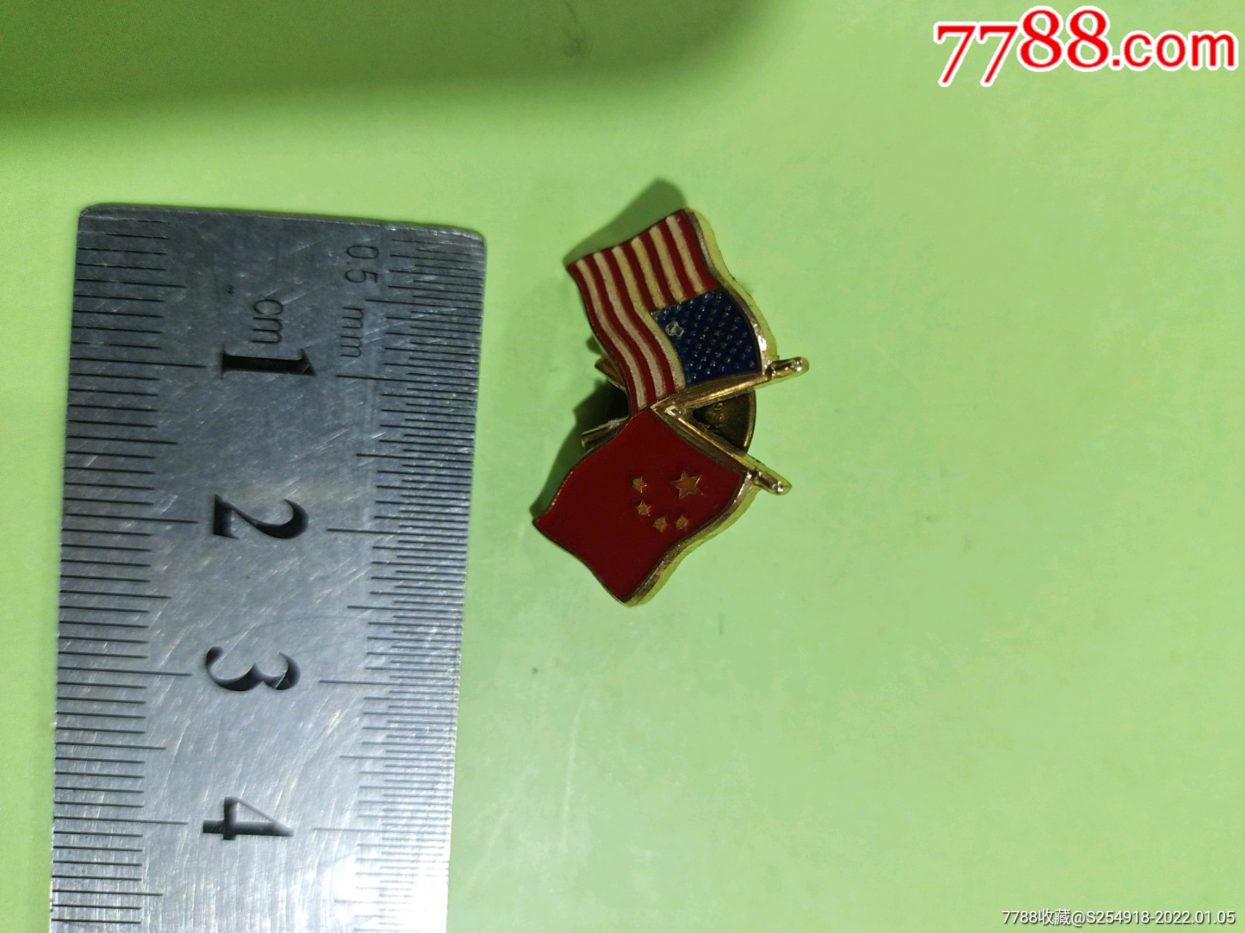 中美_友好/交流徽章_第1张_7788铜器收藏