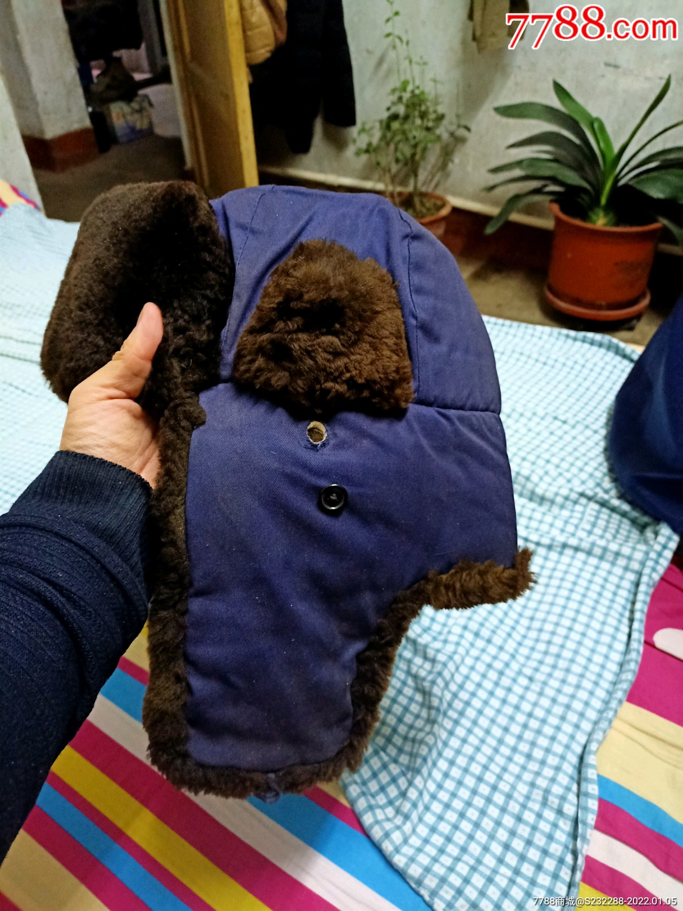 羊剪绒皮毛厚帽子