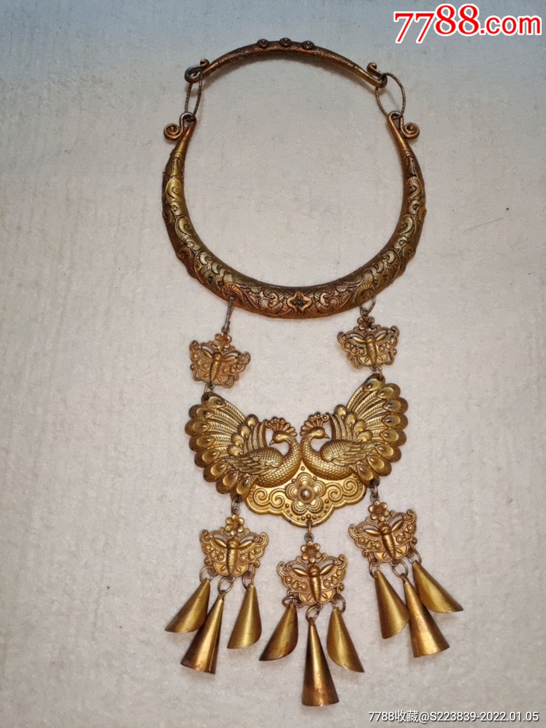 老传统项链七八十年代的应该是铝镀金