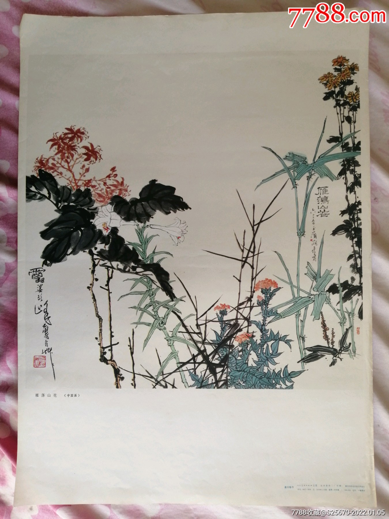 雁荡山花潘天寿