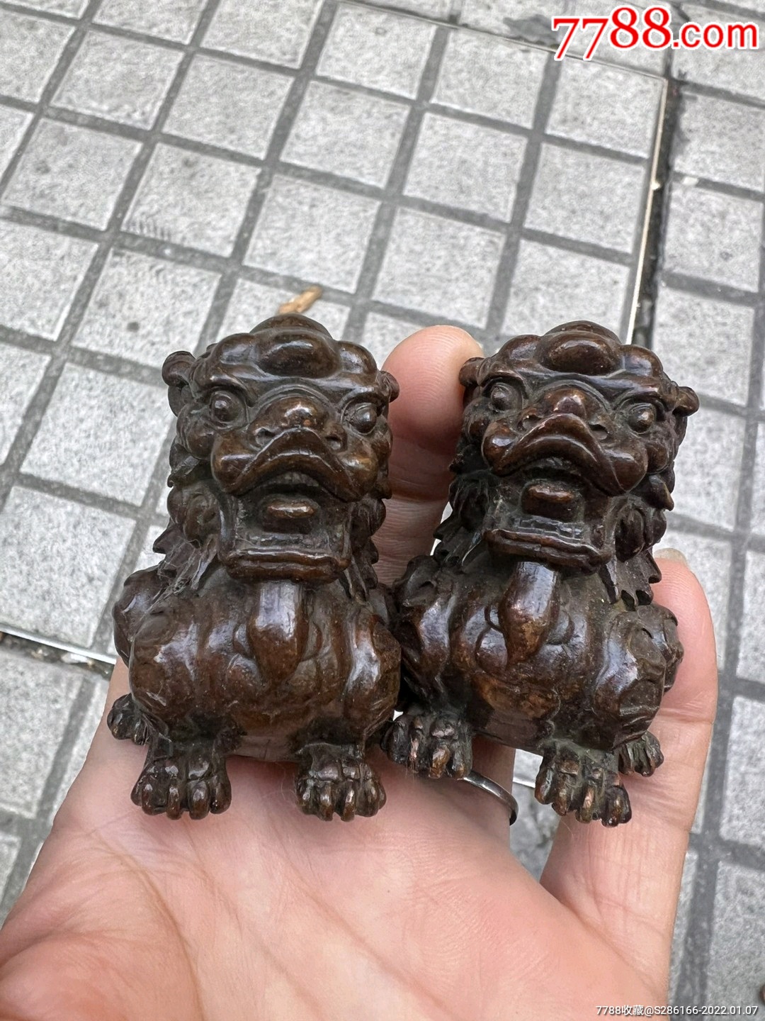 铜招财貔貅一对,不议价_价格98元_第1张_7788收藏__收藏热线