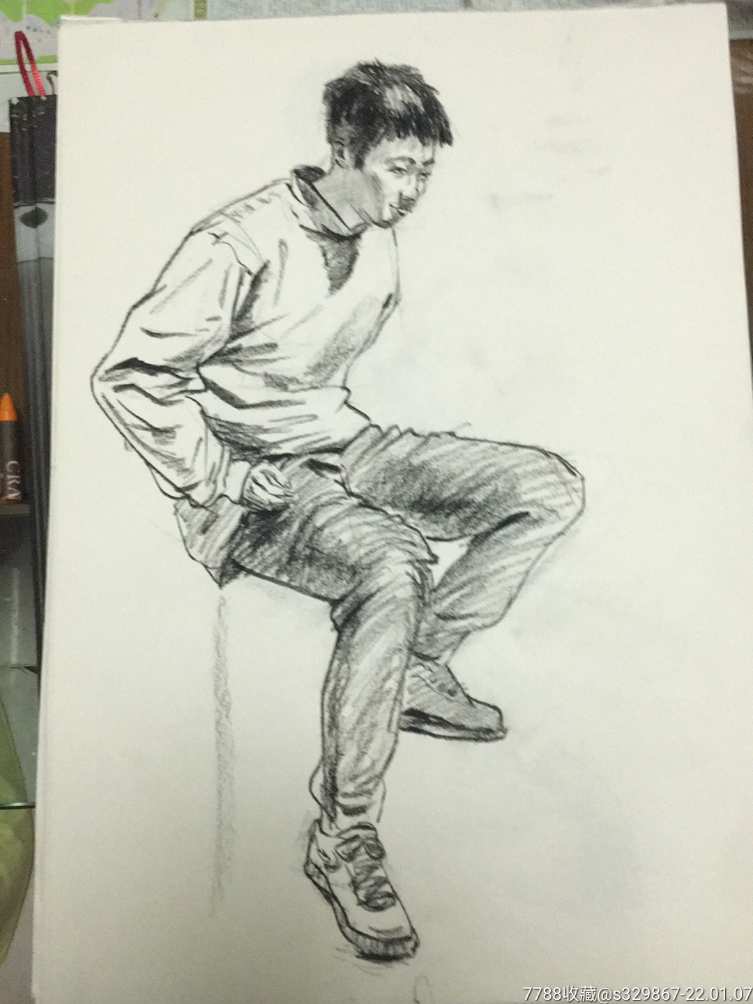 思考_素描/速写_星城淘淘乐【7788收藏__收藏热线】