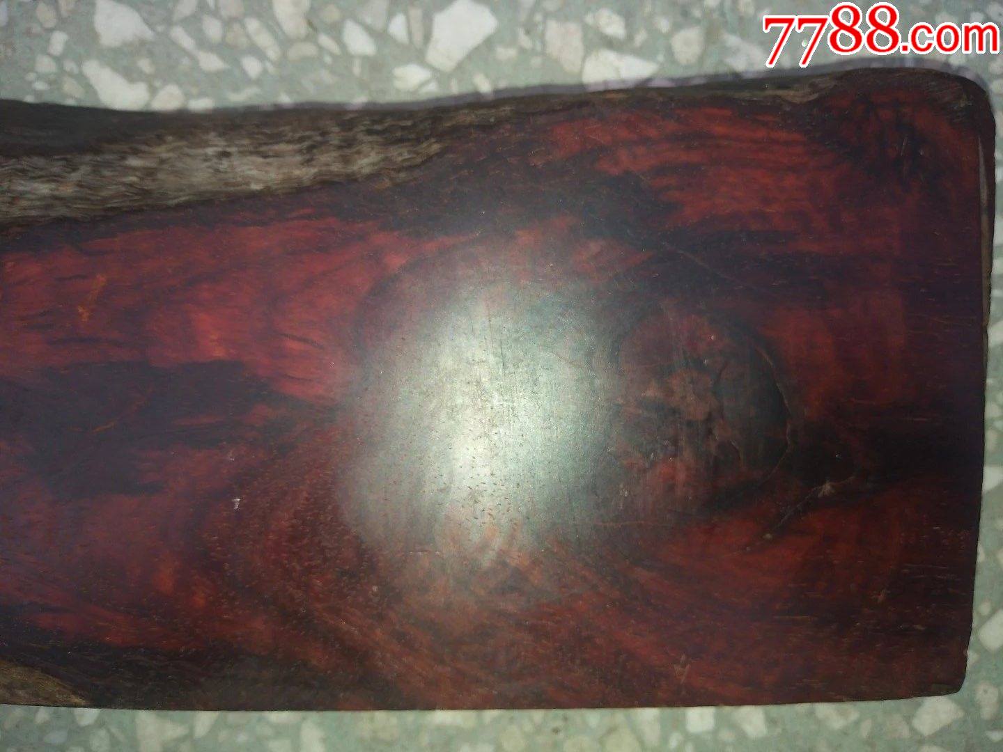 印度小叶紫檀老料材质细腻牛毛纹火焰纹精美