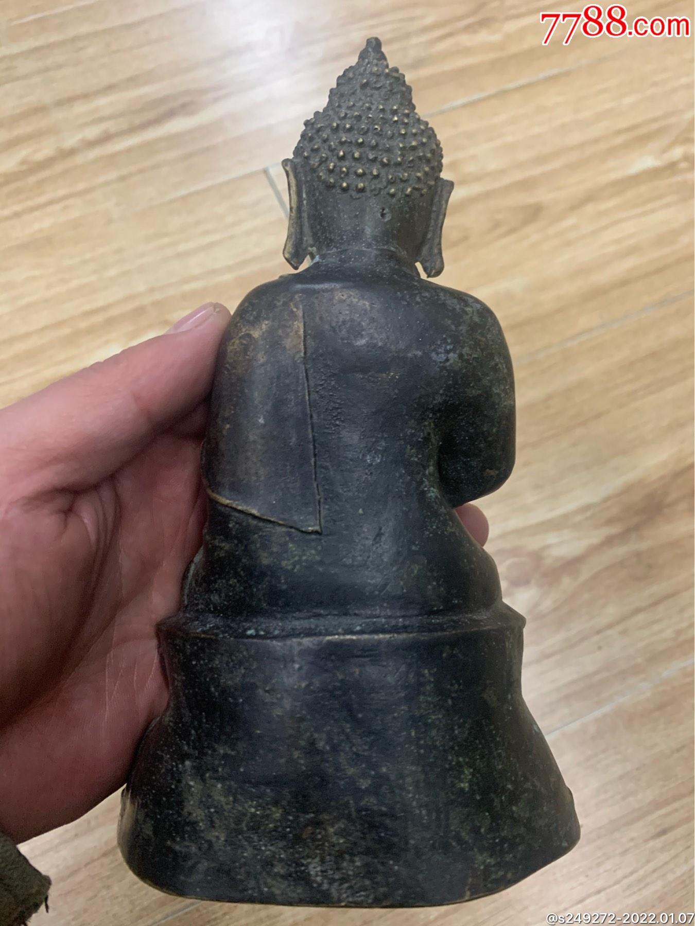 清代铜阿弥陀佛造像_铜像/铜佛像_字体图片_收藏价格_7788印章收藏