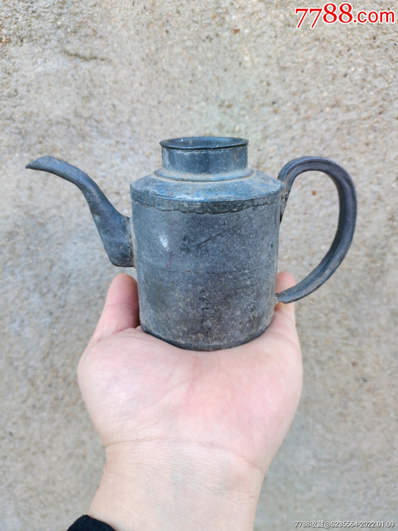 民国锡酒壶老锡器老酒具