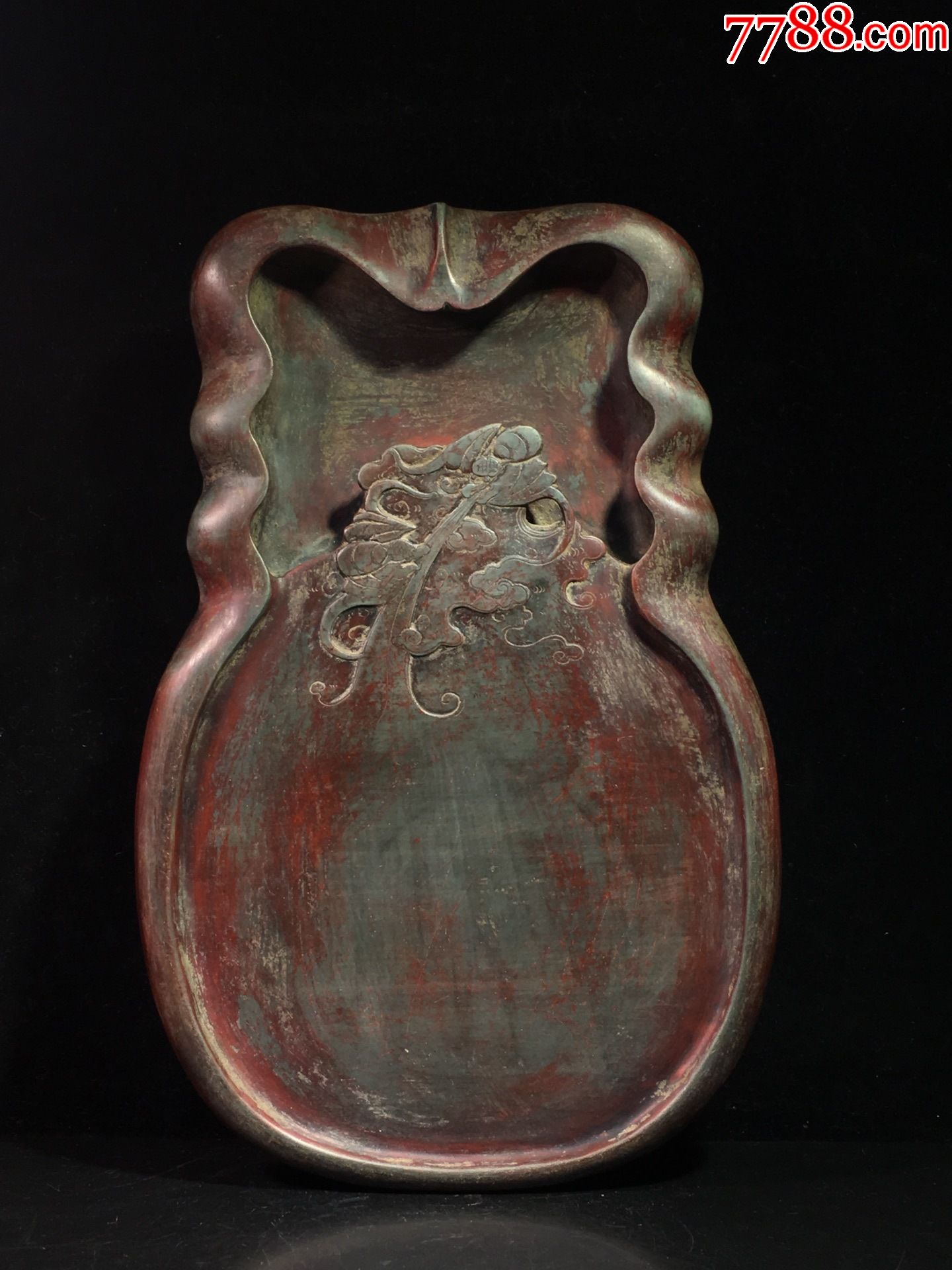 5品99旧藏松花石瓦砚:取料精良￥2,00