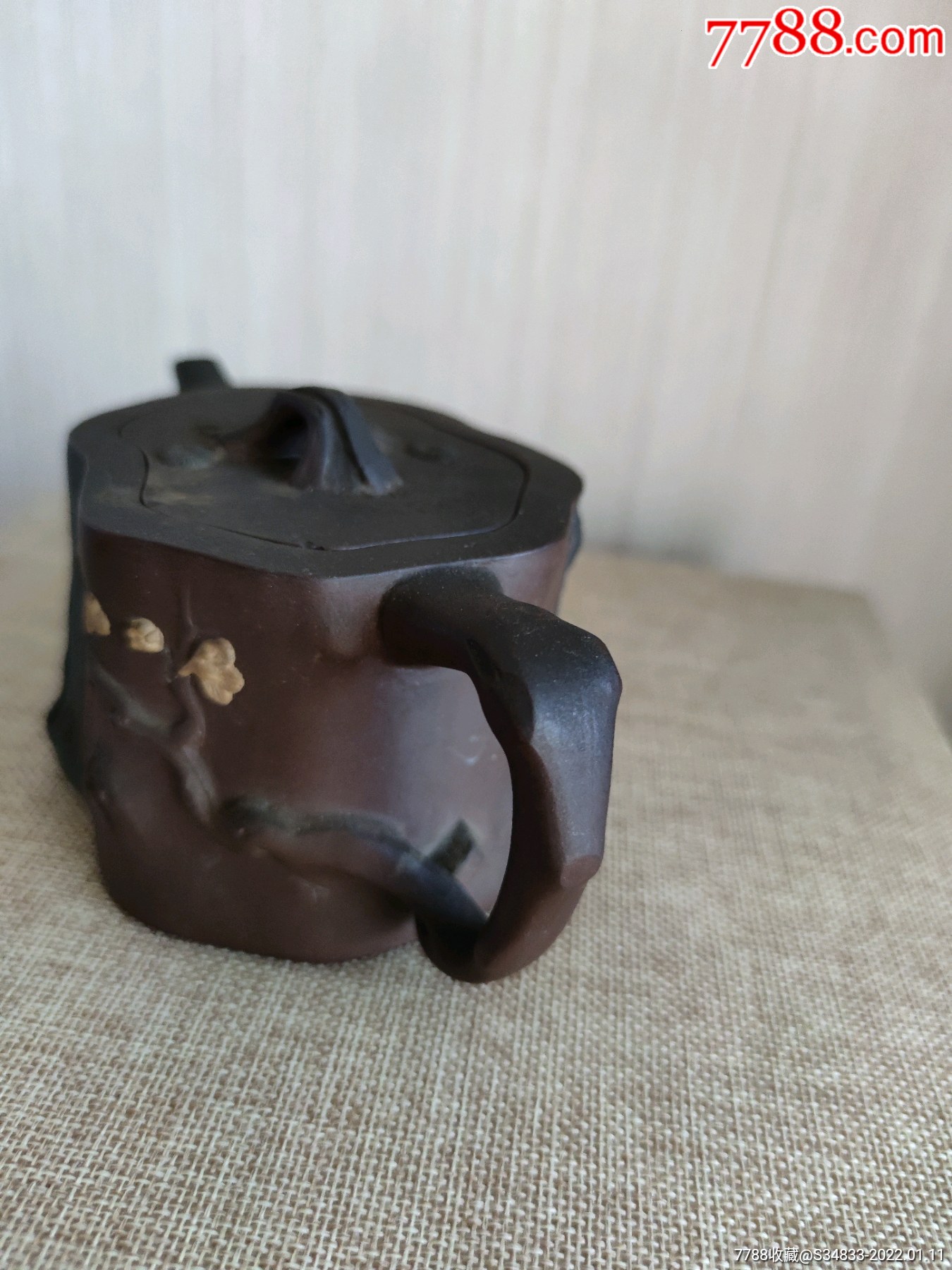 陈红娟岁寒三友松竹梅树桩壶-价格:20000元-se84841513-紫砂壶-零售