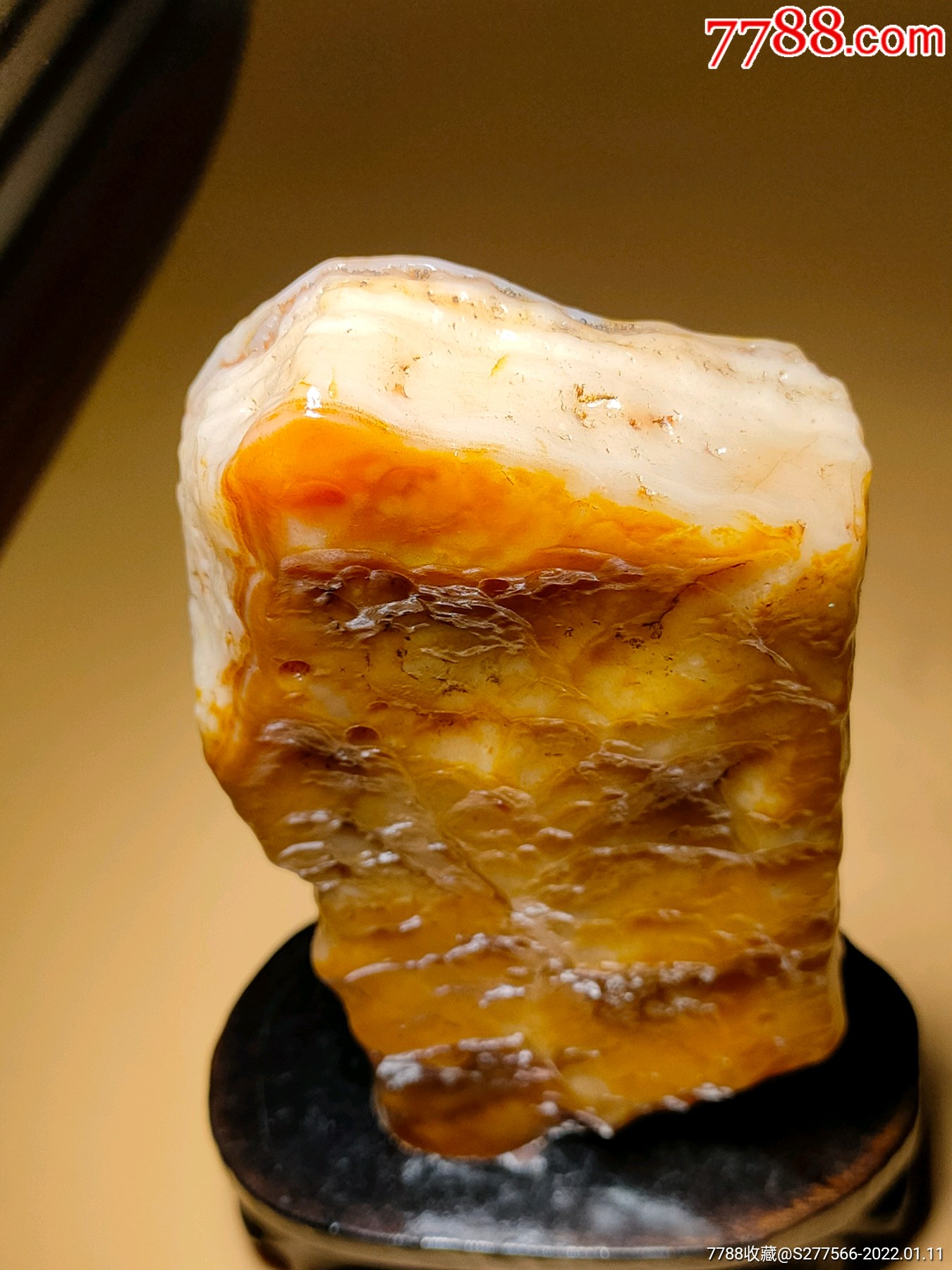 天然戈壁玛瑙肉石摆件_其他奇石/岩石_图片价格_收藏行情_7788集邮网