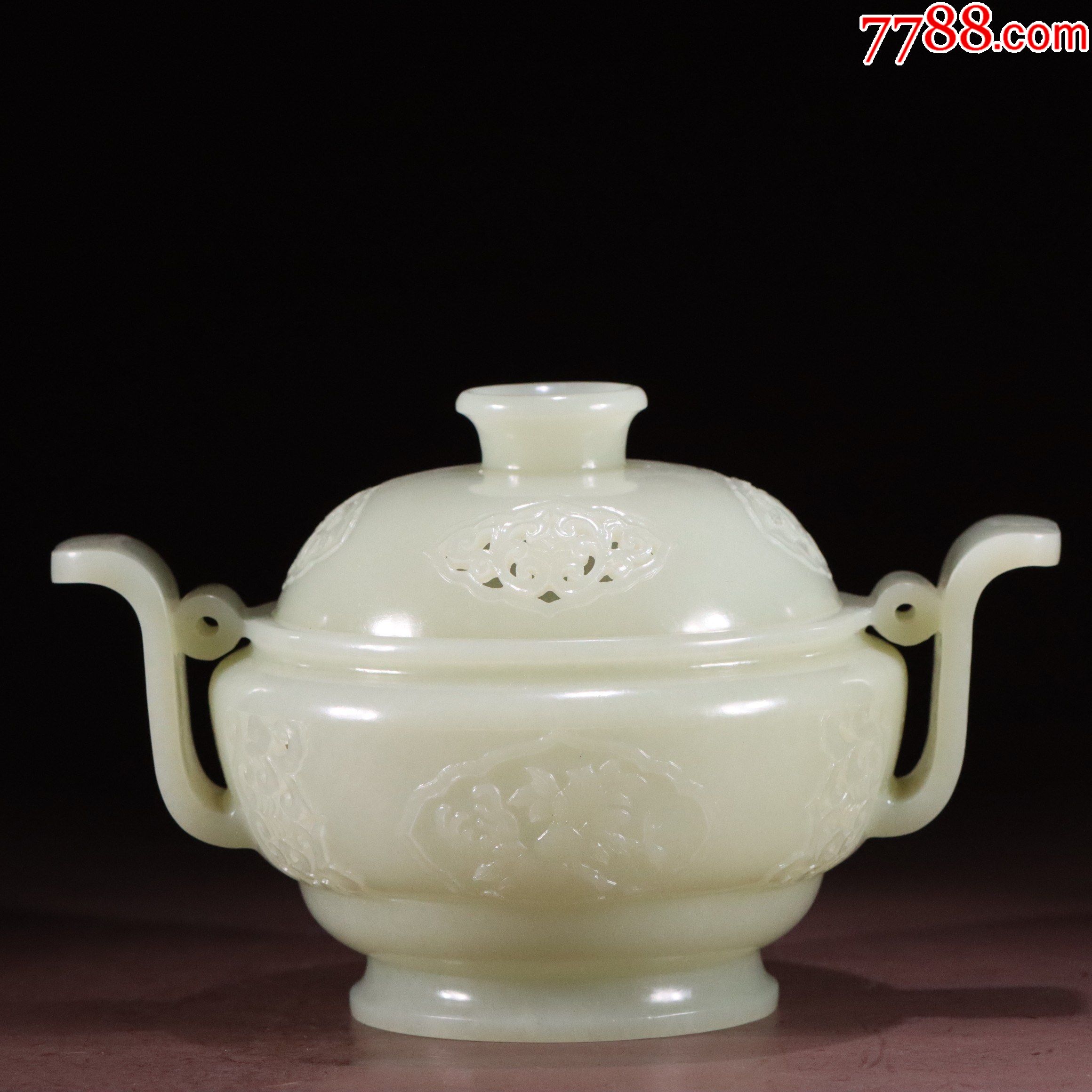 和田玉福禄寿三多熏炉