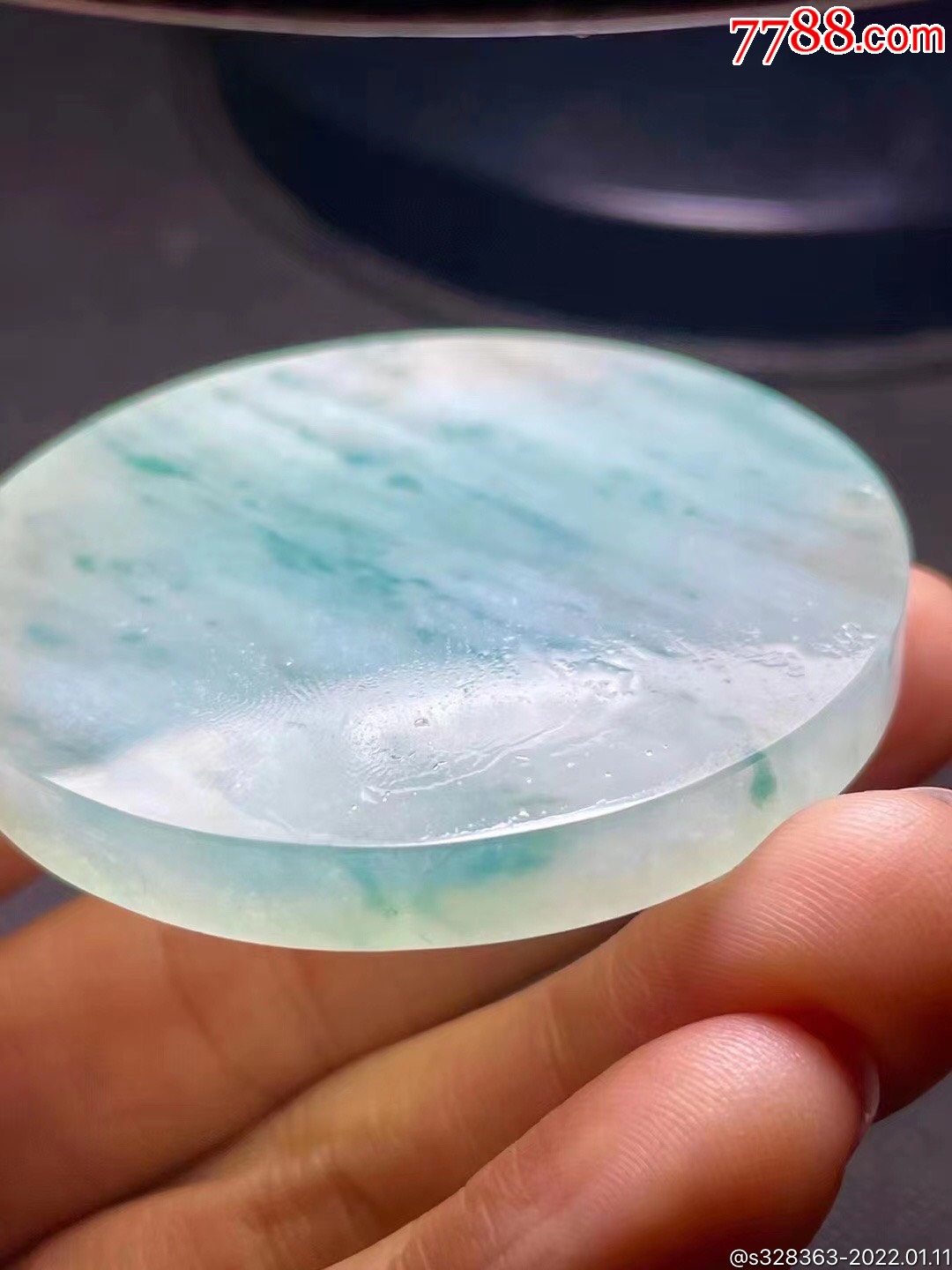 冰飘花手镯心-价格:18000元-se84856337-翡翠/缅甸玉-零售-7788收藏