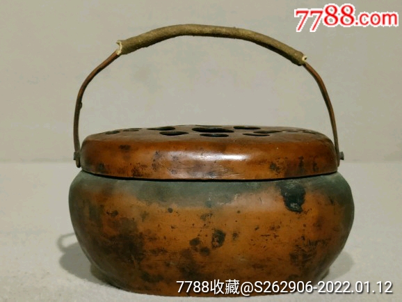 手爐，古銅製，時代物 貨幣博物館 | 清 古銅老子騎牛香爐 W:35 H:29 返品不可 Sold as