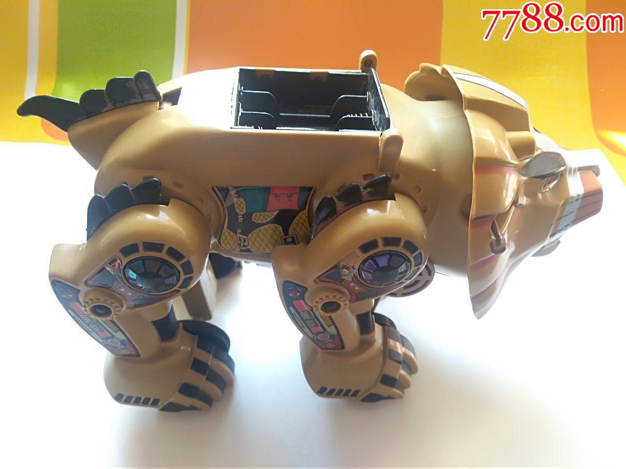 老玩具大狮子电动机器人非常少见点图可放大
