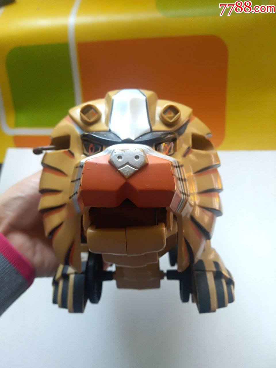 老玩具大狮子电动机器人非常少见点图可放大