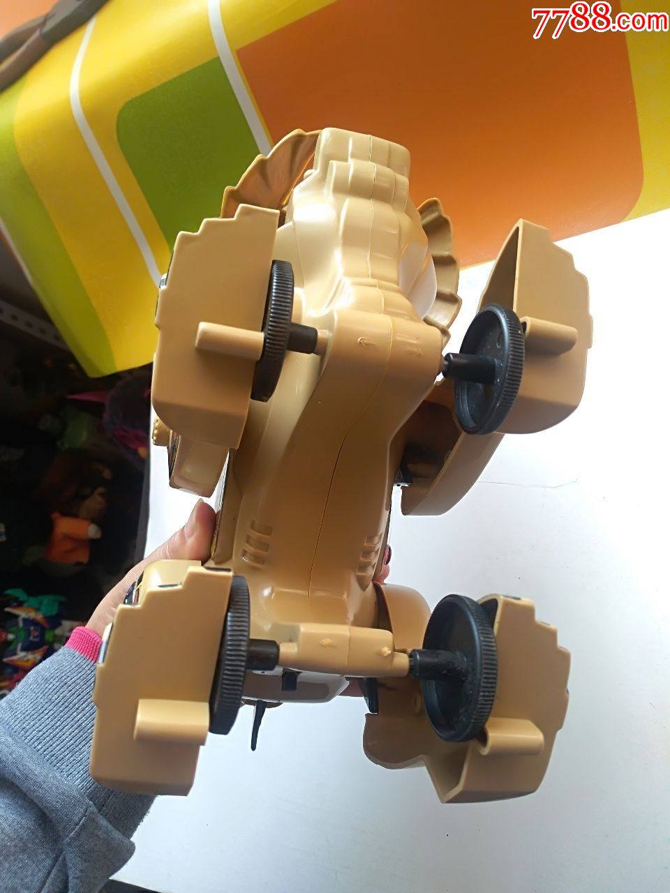老玩具大狮子电动机器人非常少见点图可放大