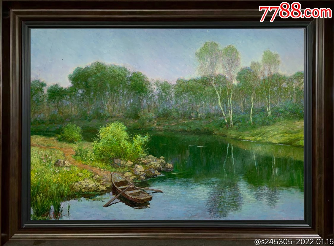 朝鲜油画风景著名美术家崔成植