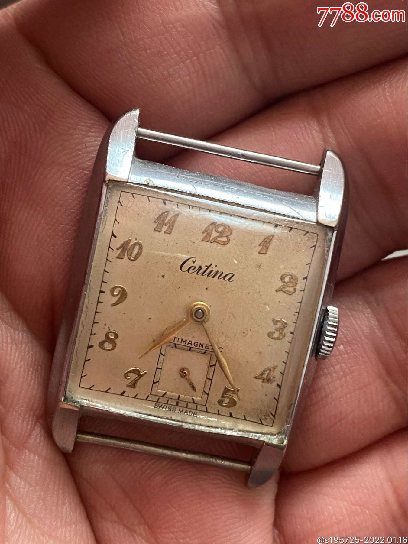 5品99稀有道洒方形古董表￥1