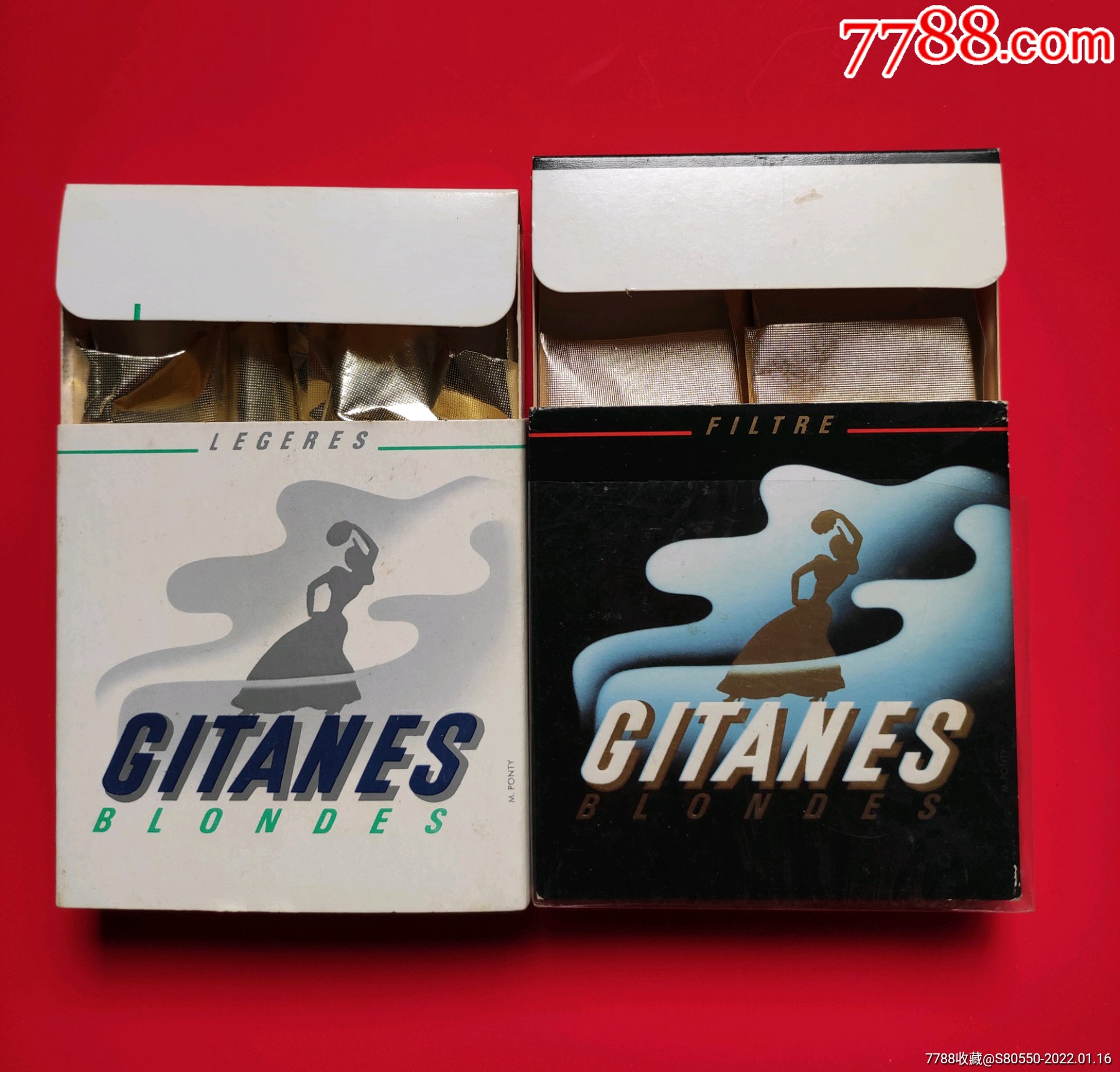 法国烟盒两种