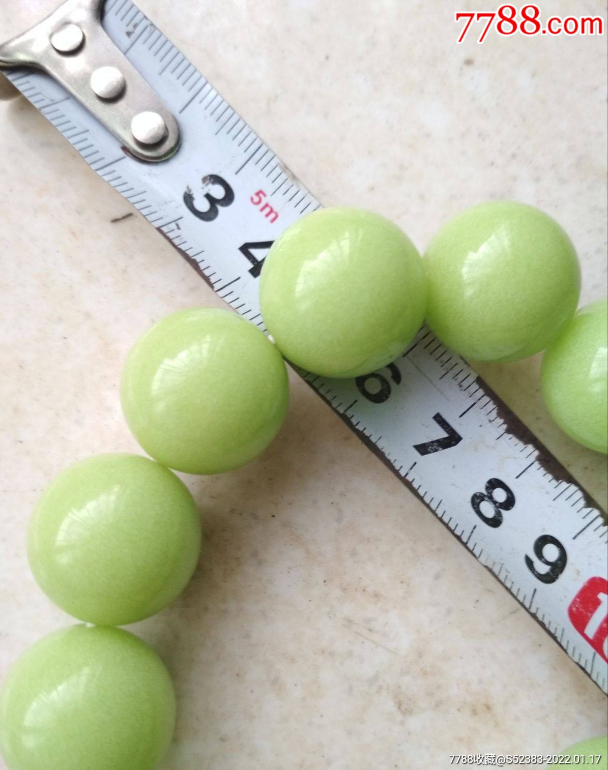 精品夜明珠手串2cm