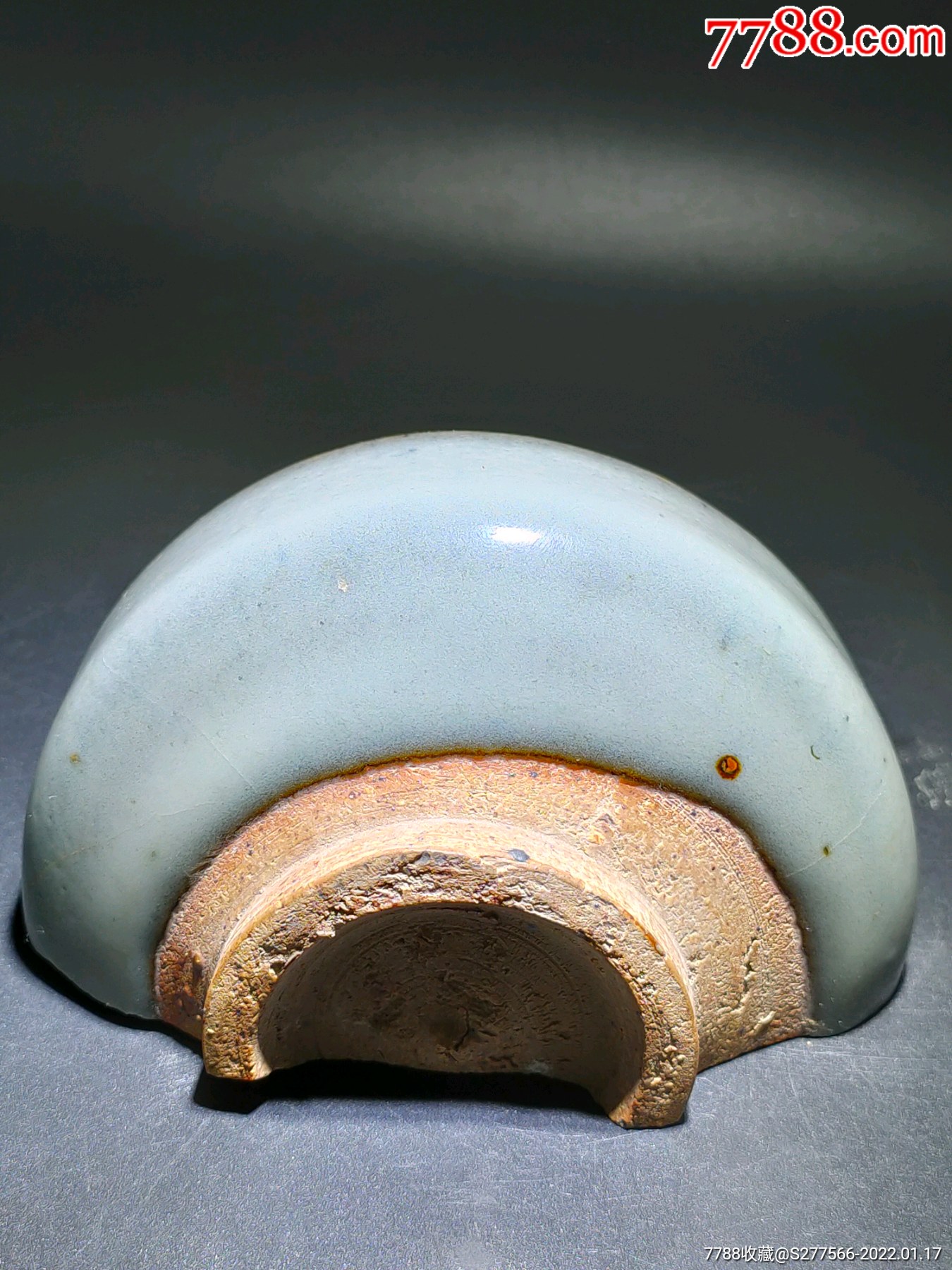 元代钧瓷窑变釉碗残器标本