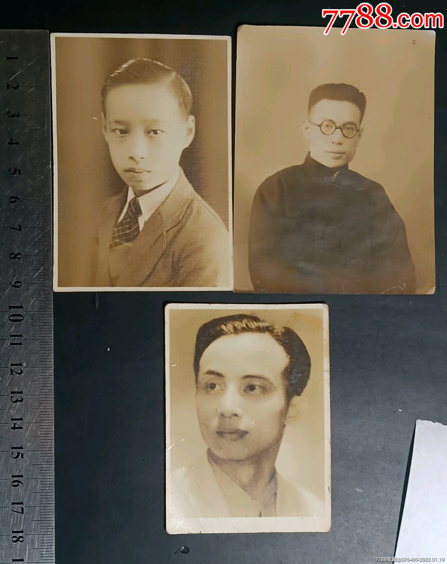 民国人物老照片一组不知道是什么名人