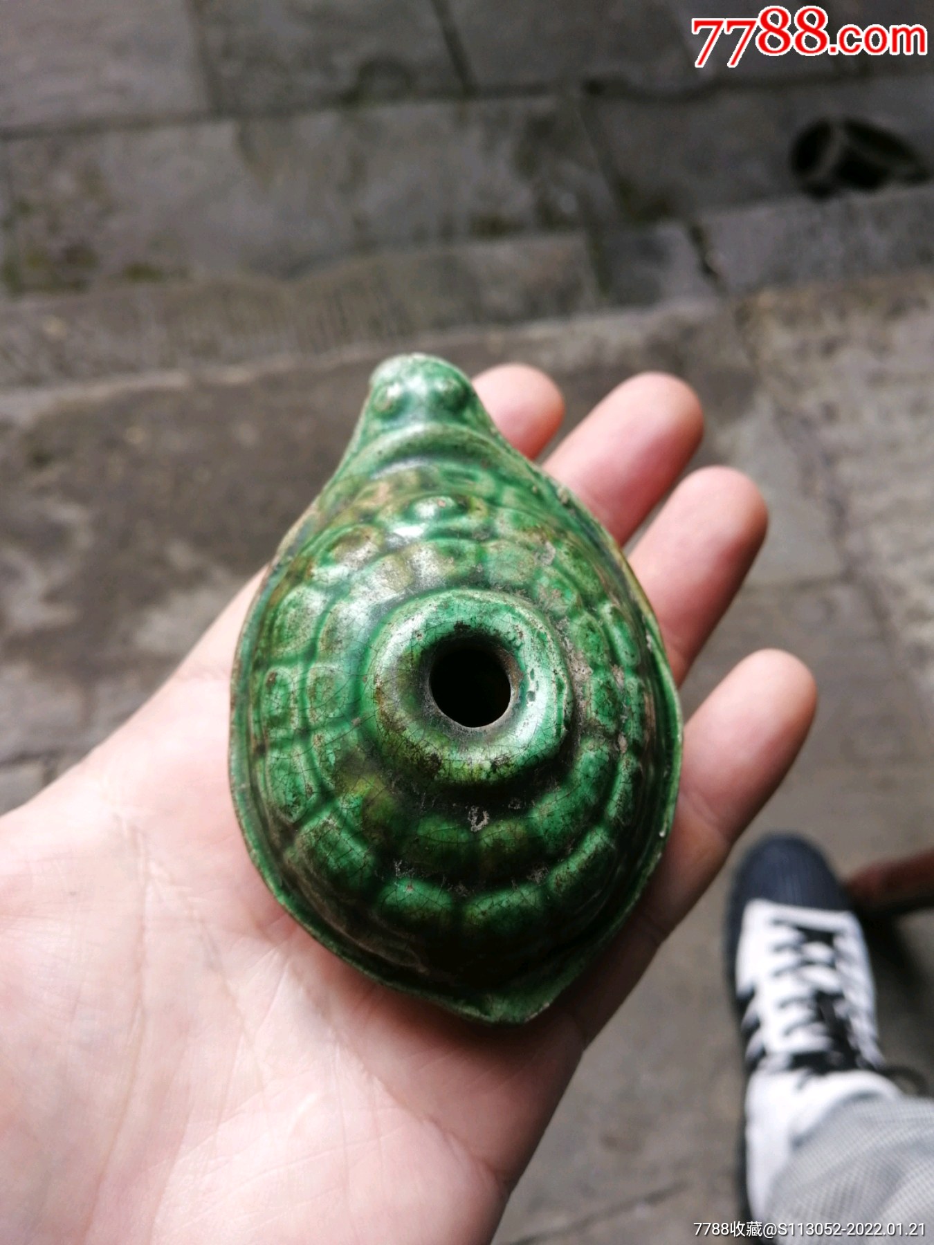 宋代邛窑绿釉乌龟水滴_青瓷/秘色瓷_收藏价格_鉴定交易_7788瓷器网