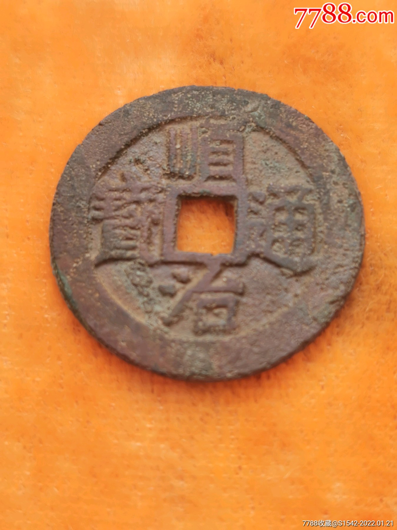 顺治通宝五式光背尔宝