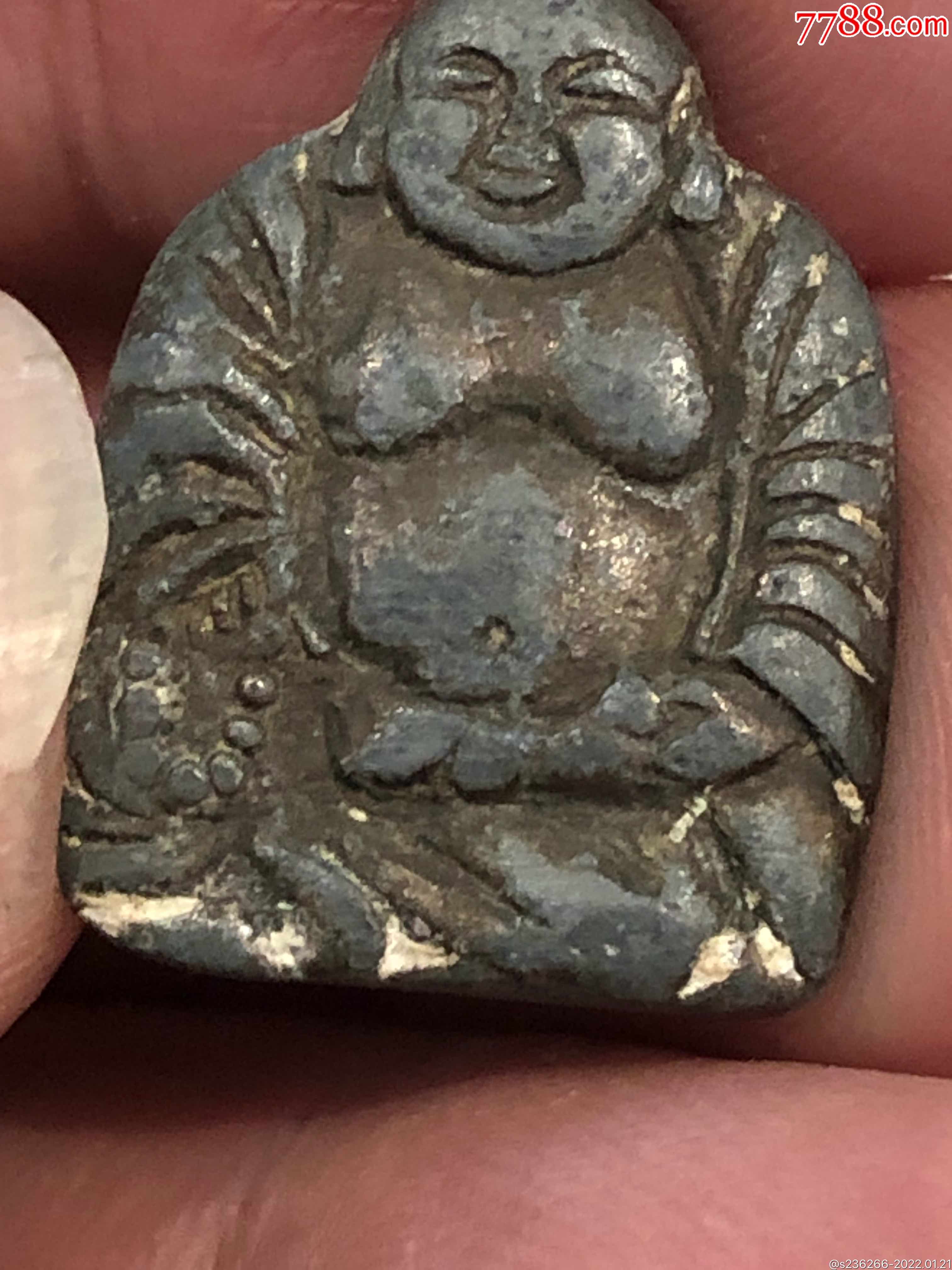 清锡制弥勒寸佛