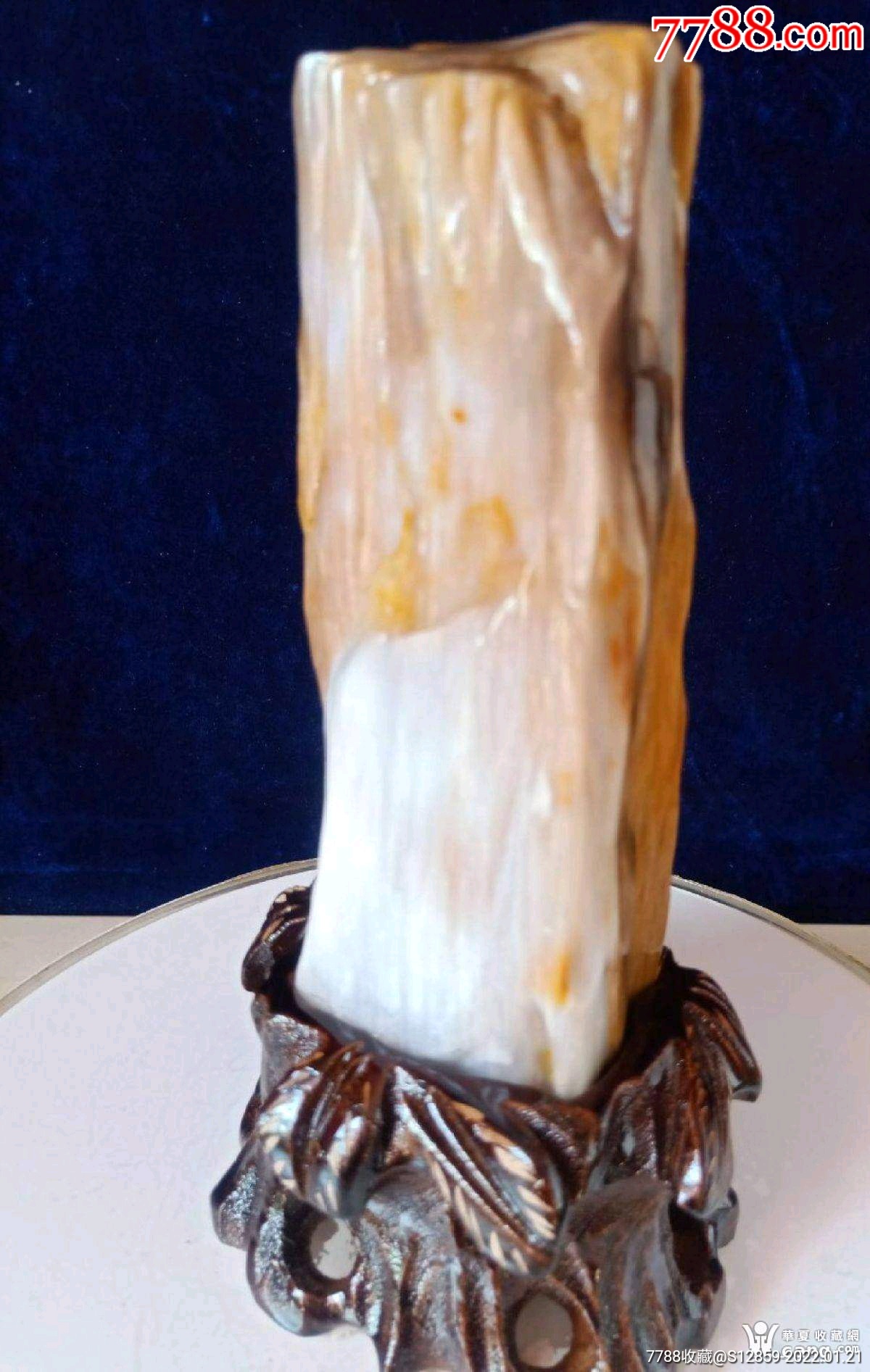 冰种树化玉摆件-价格:185元-se85035771-其他奇石/岩石-零售-7788期刊