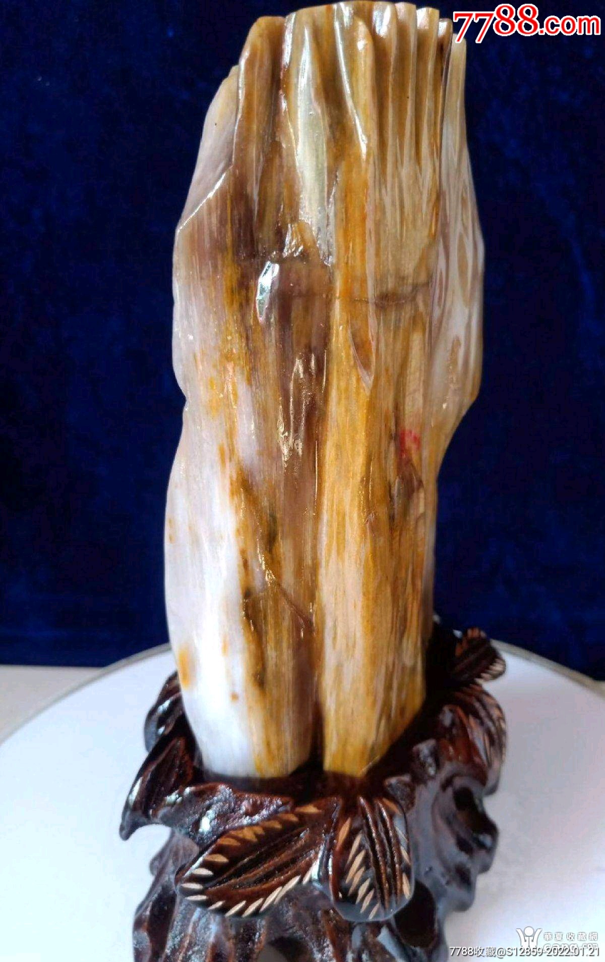 冰种树化玉摆件-价格:185元-se85035771-其他奇石/岩石-零售-7788期刊