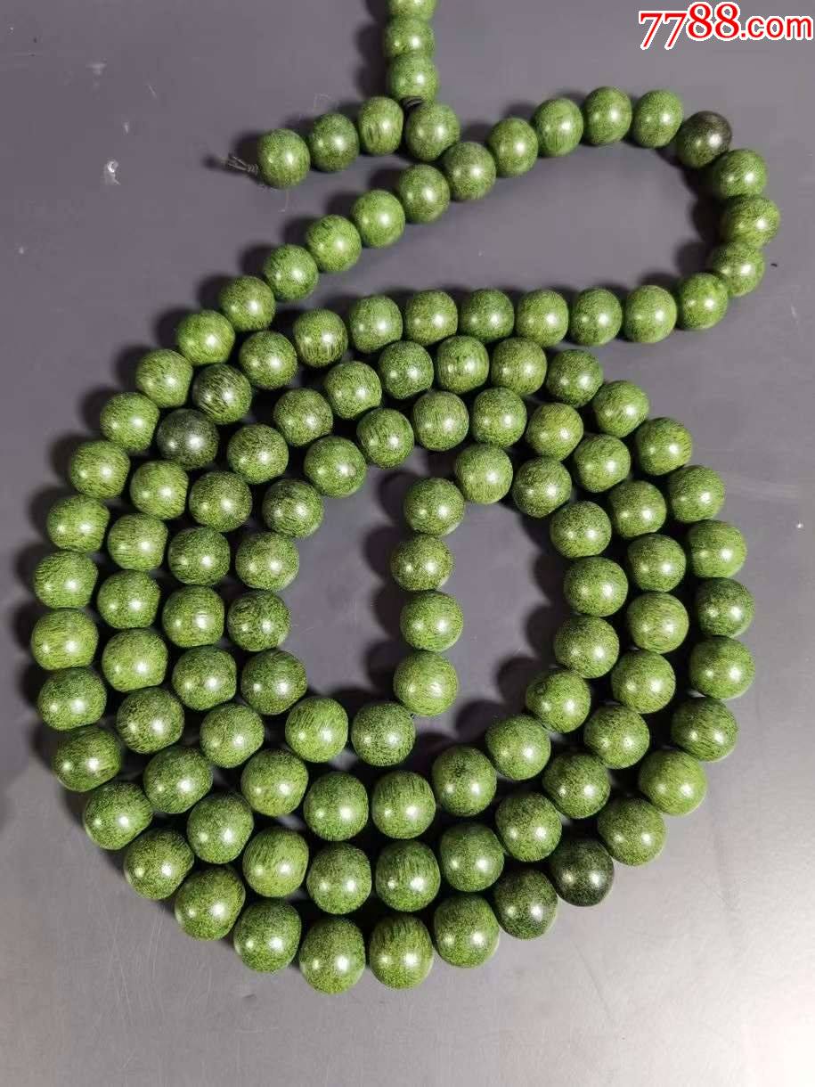 绿奇楠沉香佛珠_沉香木手串_第6张_7788陶器收藏