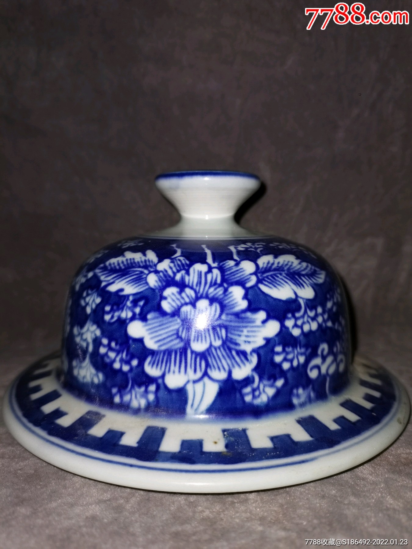青花将军罐盖子