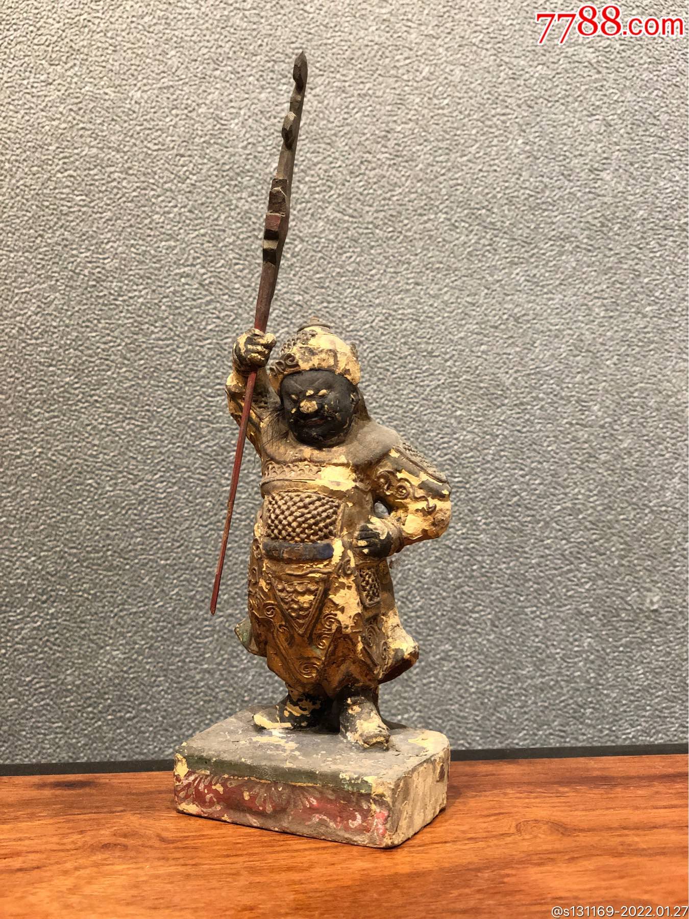 清早期老佛像周仓