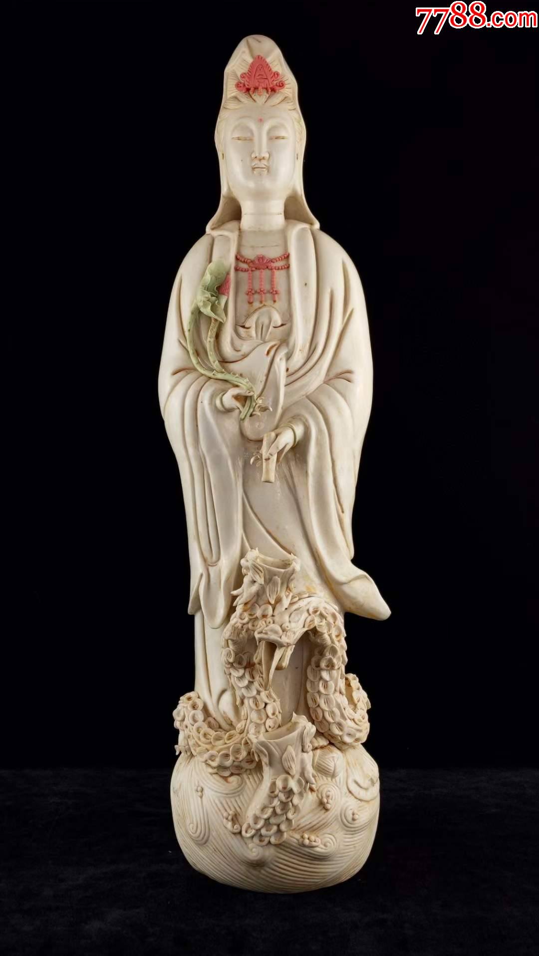 白瓷观音菩萨站像