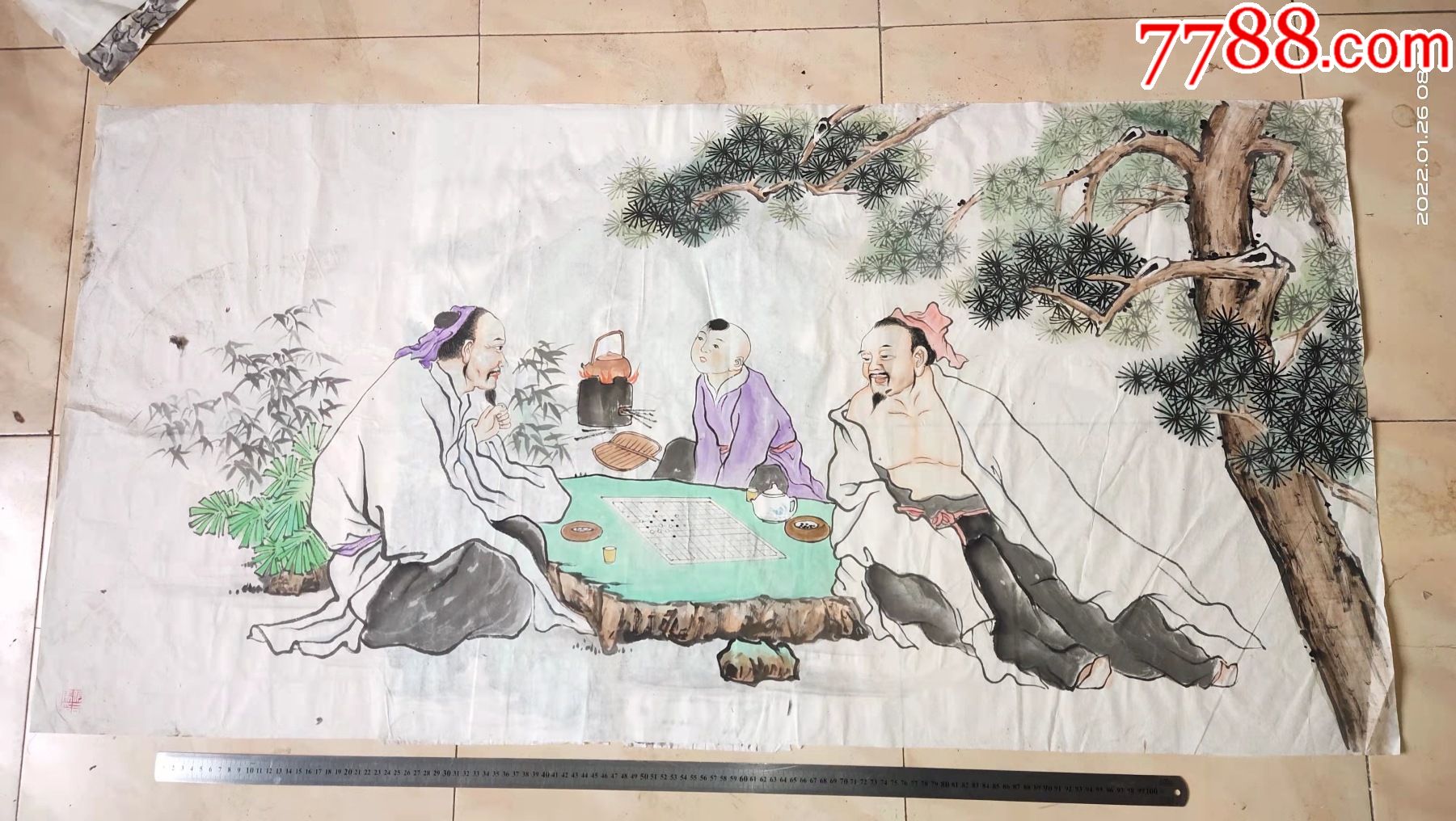 北堂墨染下棋图片图片