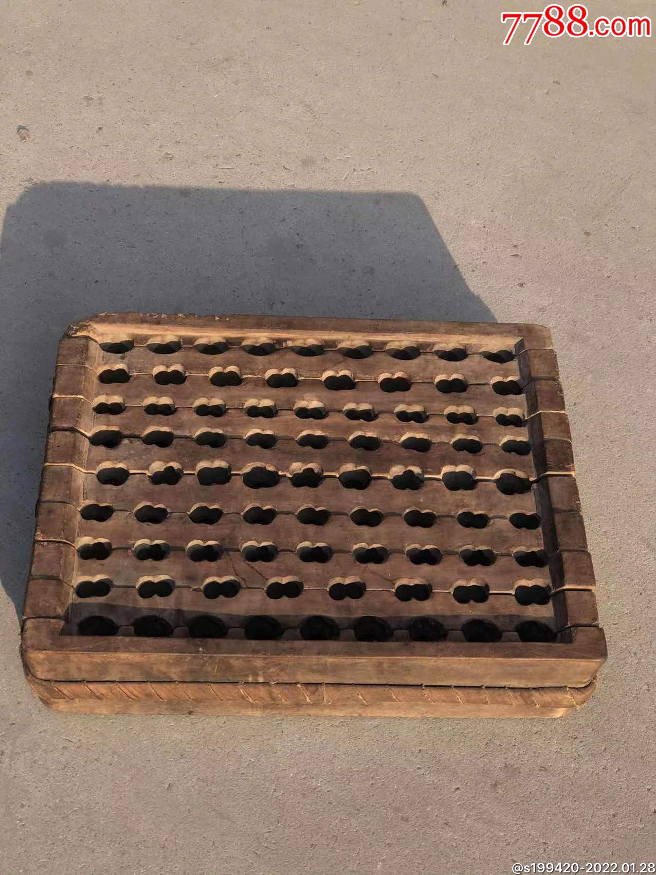 清代果木糖人模具一套全品包老展馆收藏佳品