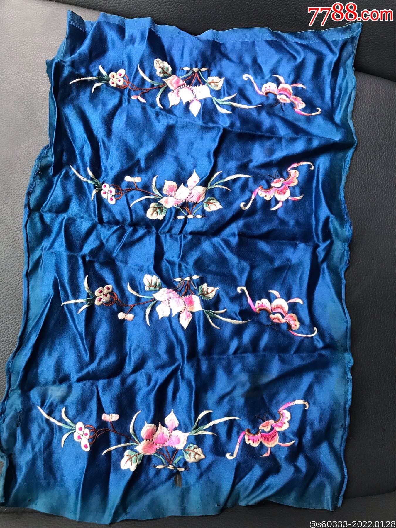 民国"龙凤呈祥"刺绣枕头套一对8品￥66099一枕风流～民国"风花雪月