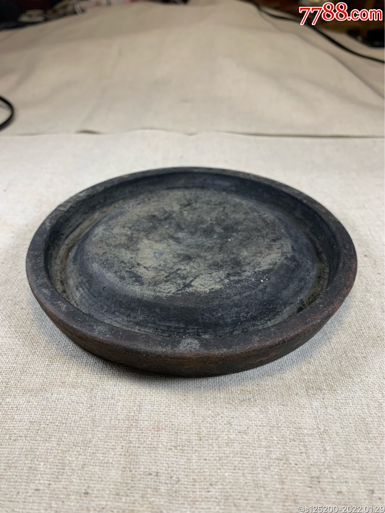 古董古玩收藏杂项清代紫砂砚台文房用品老砂_其他砚台_姑苏古玩店【77