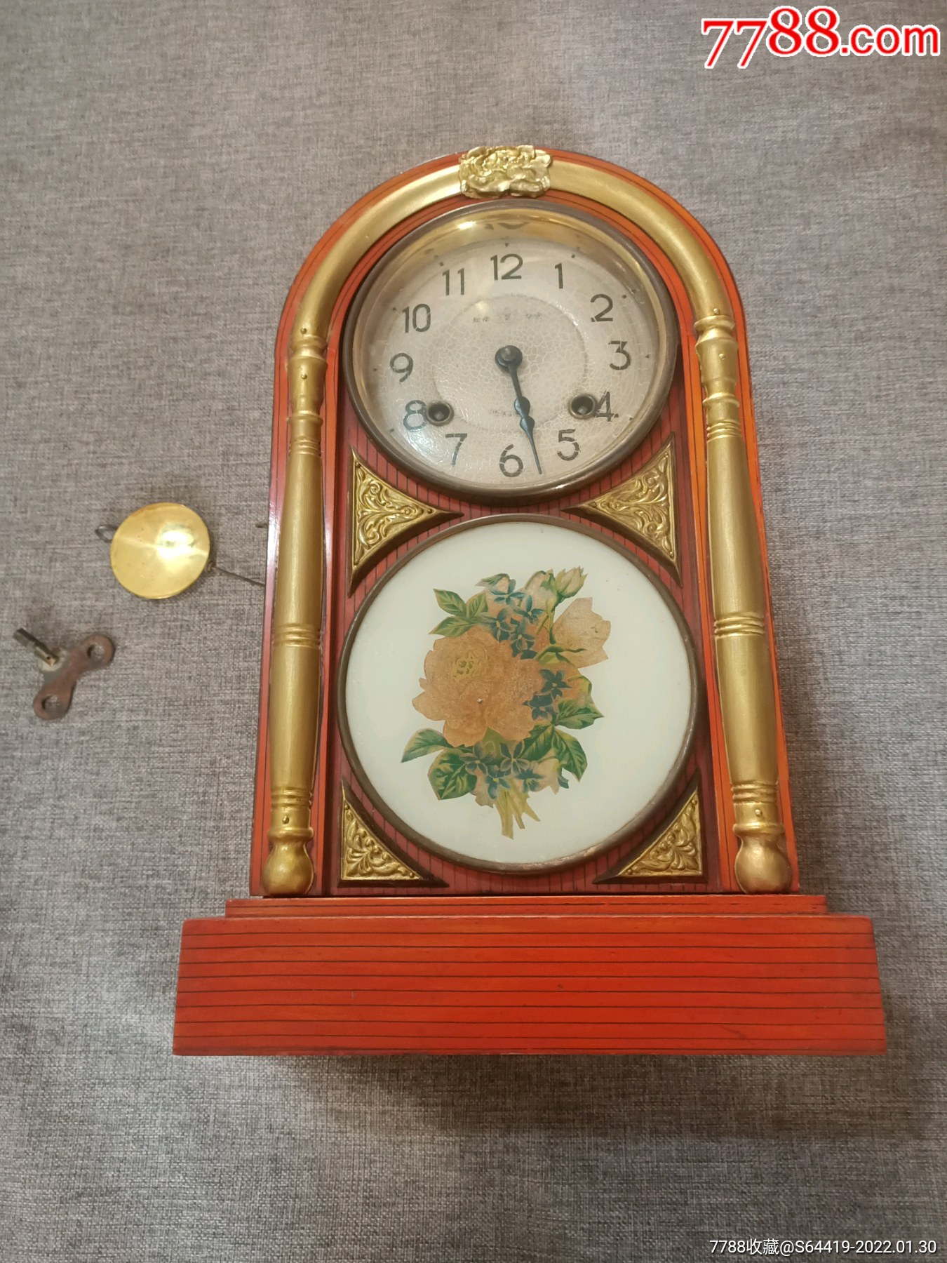 解放初期老座钟