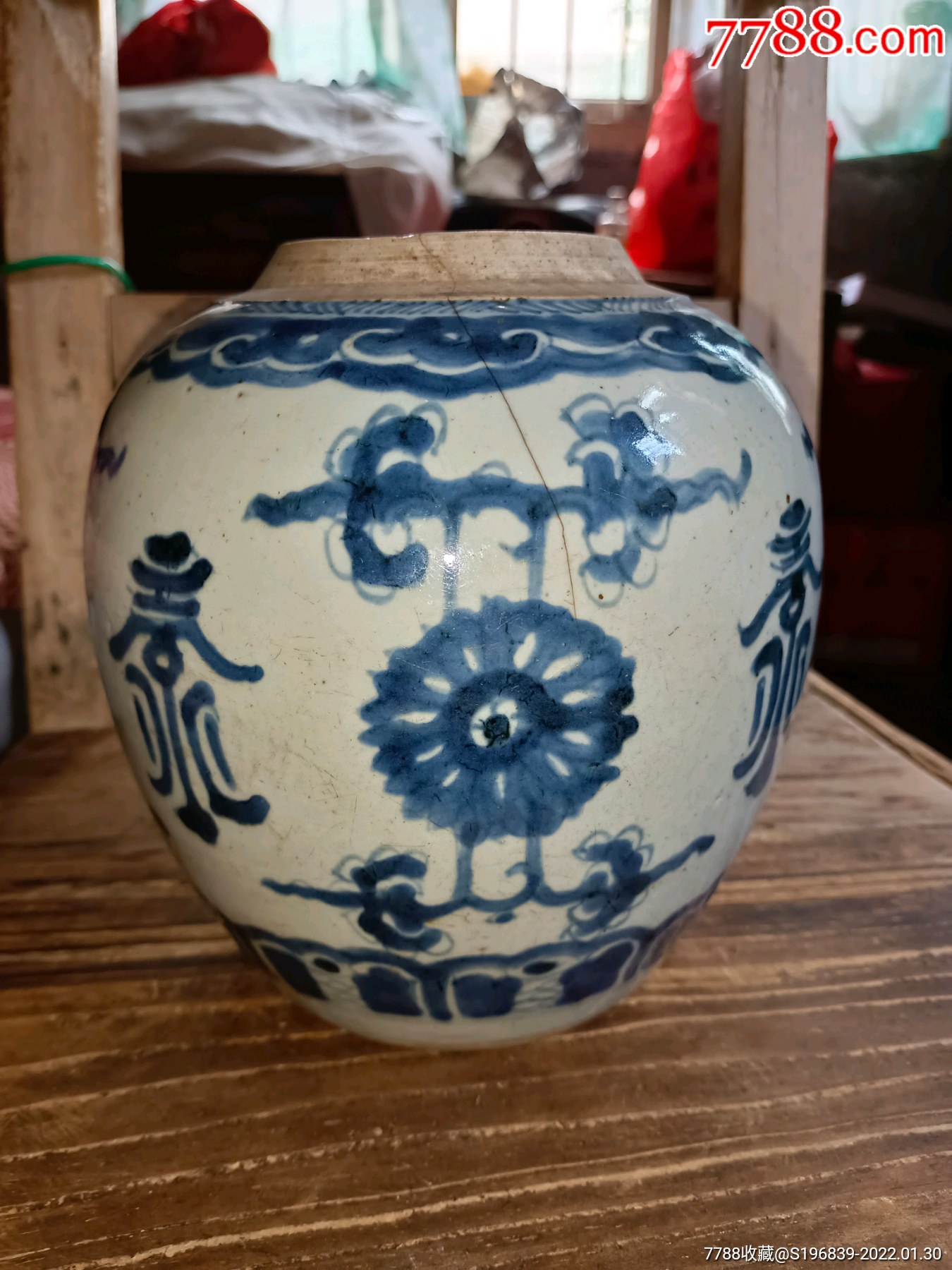 清康熙万寿纹大罐_青花瓷_鉴别图片_收藏价格_7788陶器收藏