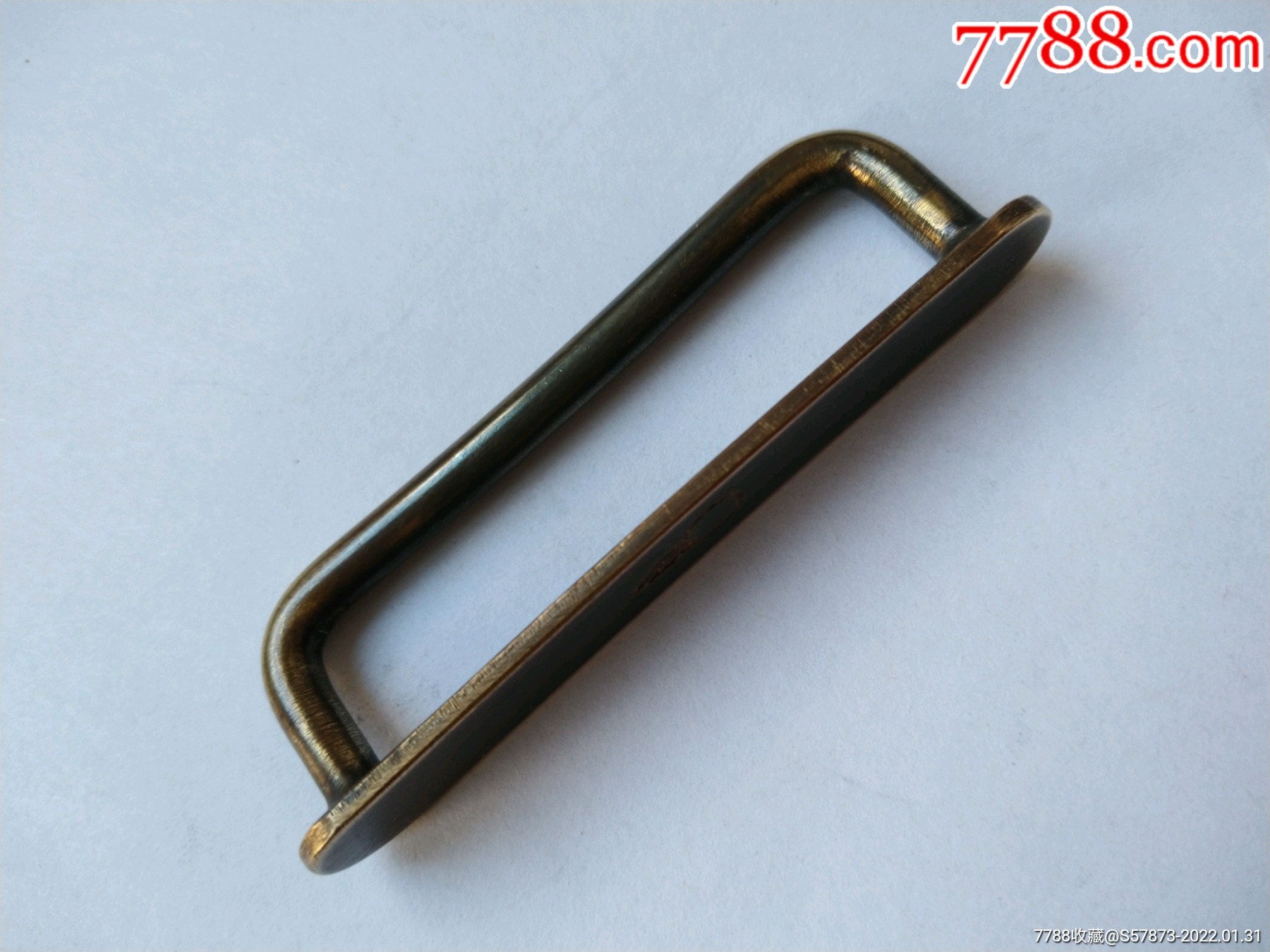 海外回流二战美军铜带扣