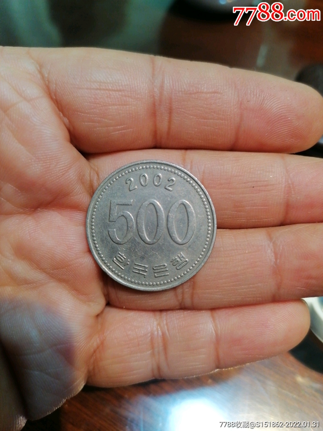 韩元500硬币图片图片